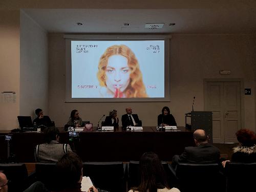 Un momento della Conferenza stampa di presentazione di Its